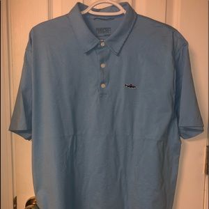 Light Blue Patagonia Short Sleeve Polo
